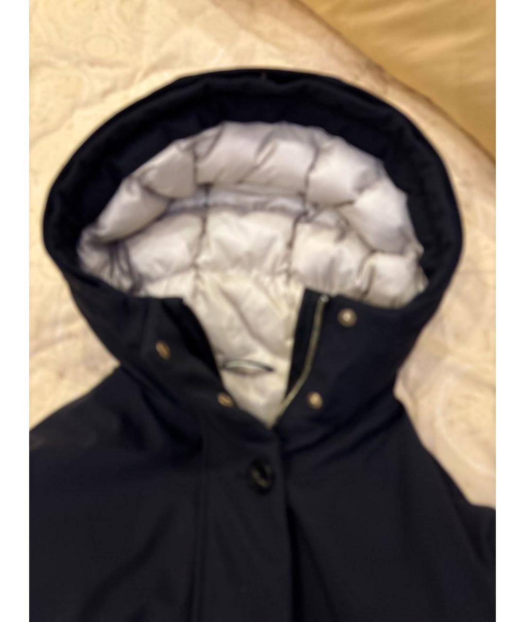 WEEKEND MAX MARA Черный полиамидовый пуховик, фото 4