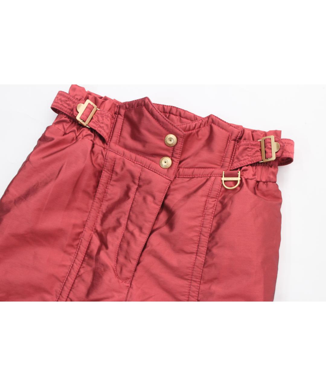 DESCENTE Красные полиэстеровые спортивные брюки и шорты, фото 4