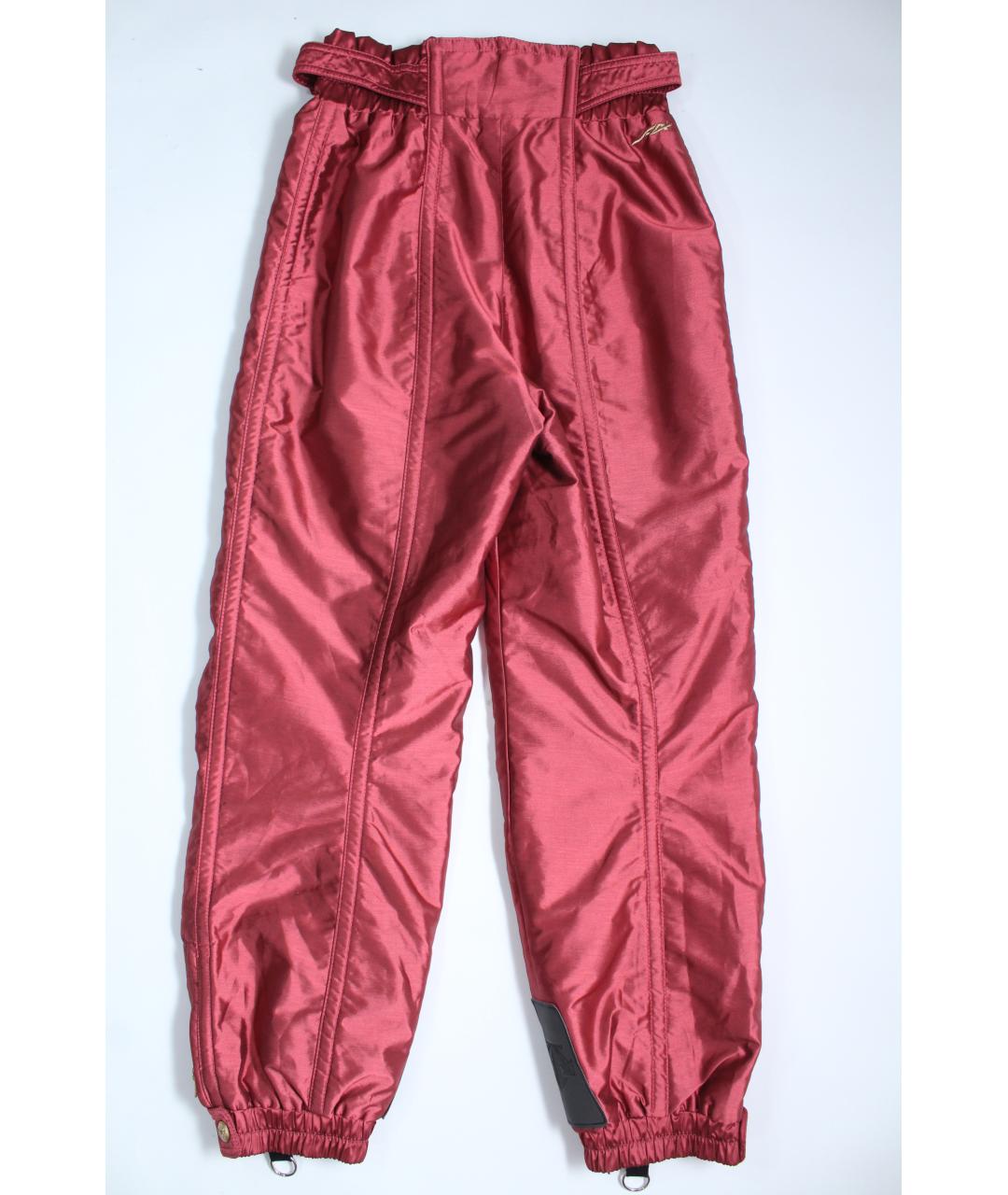 DESCENTE Красные полиэстеровые спортивные брюки и шорты, фото 5