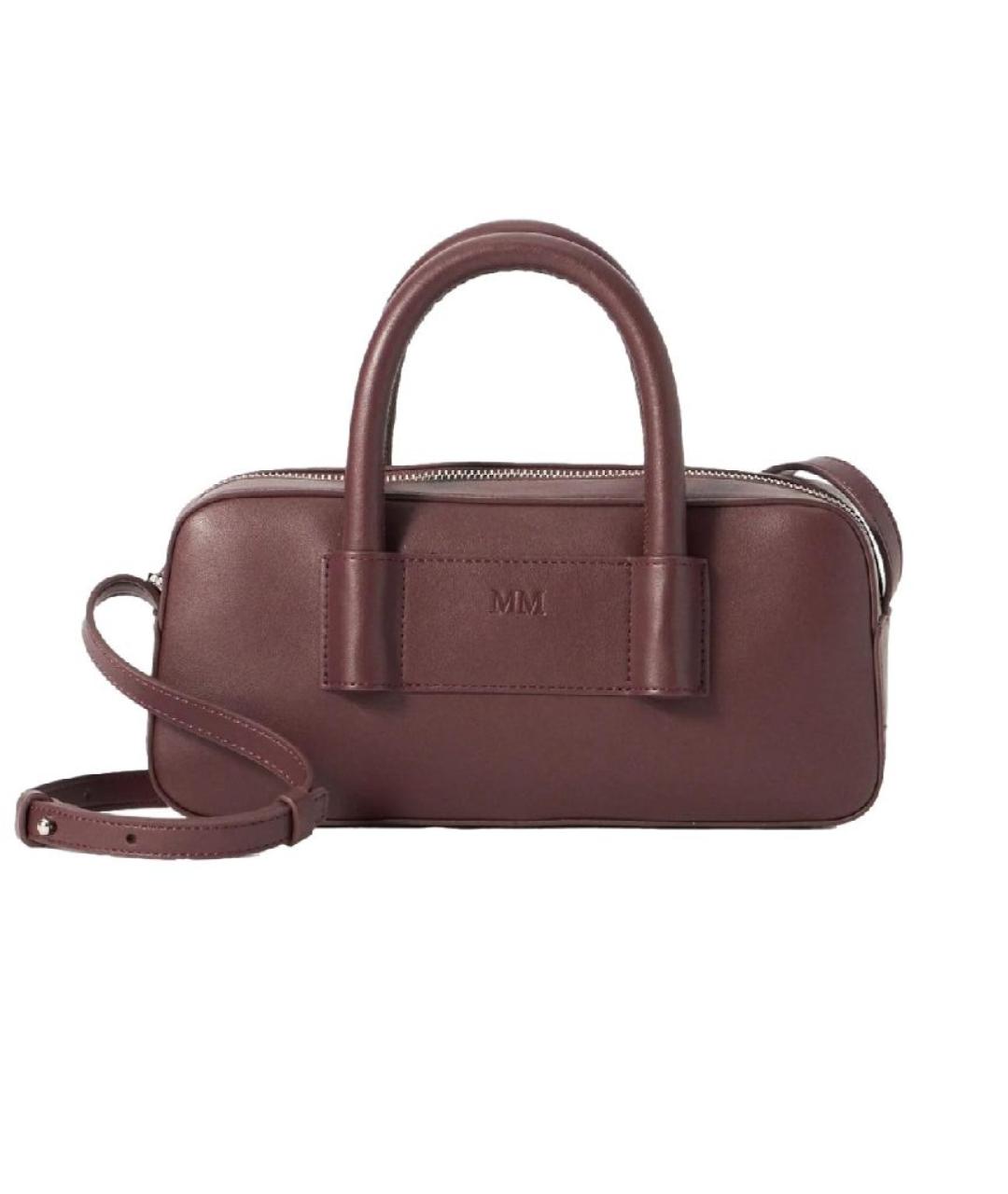 MAX MARA Бордовая сумка через плечо из искусственной кожи, фото 1