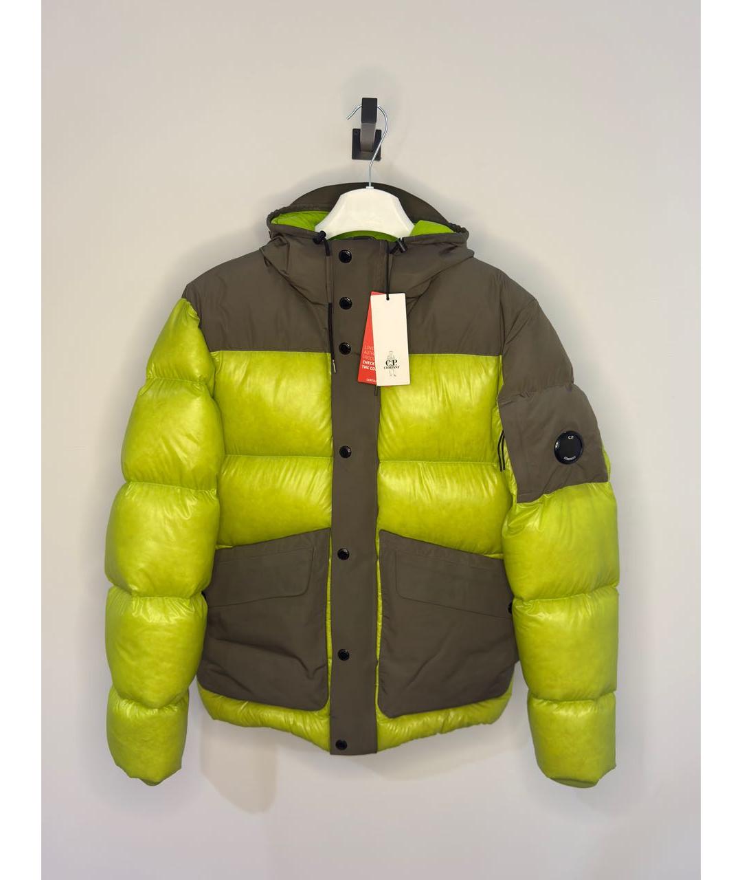 CP COMPANY Салатовый пуховик, фото 8