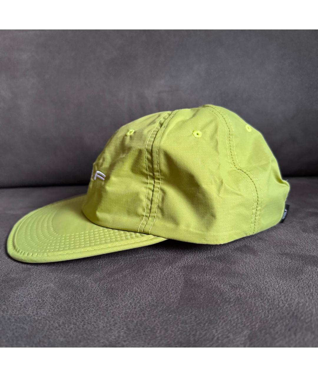 Golf Le Fleur Желтая синтетическая кепка, фото 5