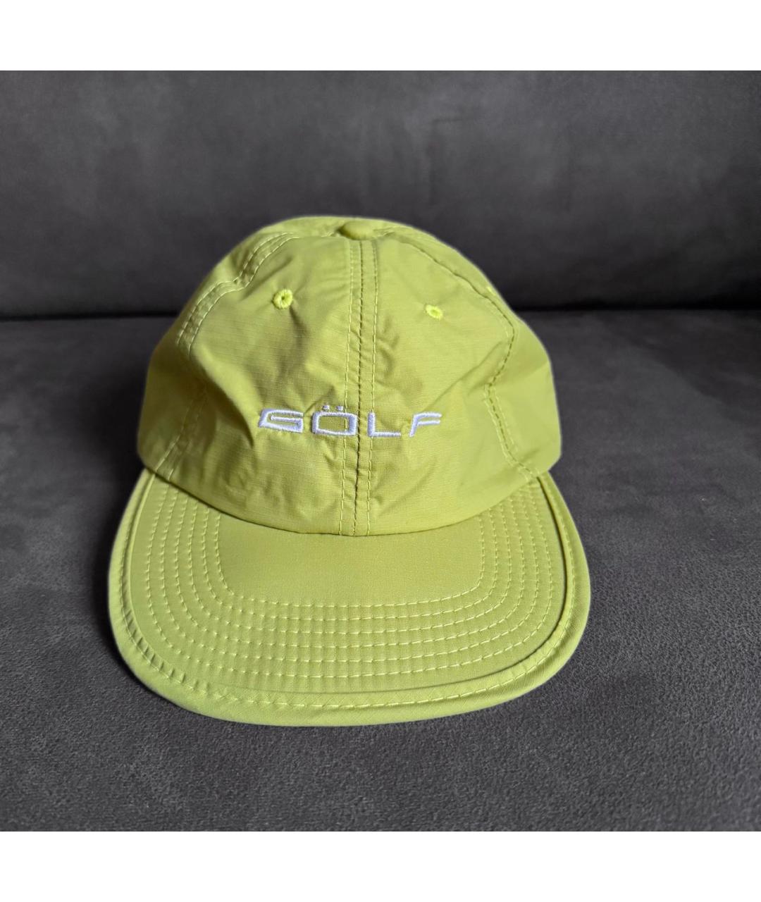 Golf Le Fleur Желтая синтетическая кепка, фото 6