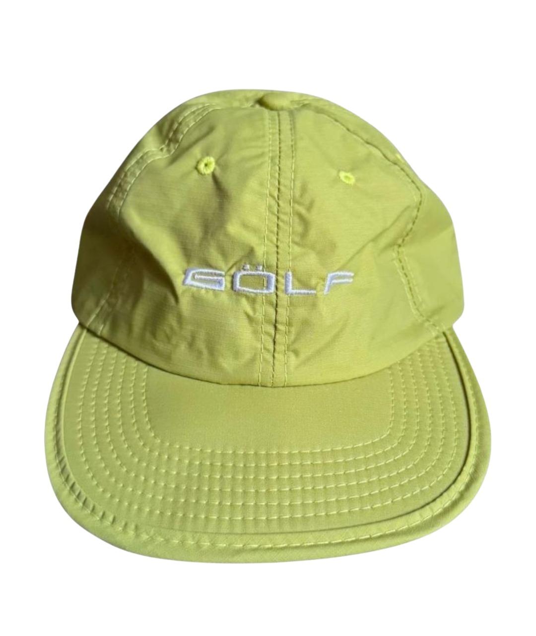 Golf Le Fleur Желтая синтетическая кепка, фото 1