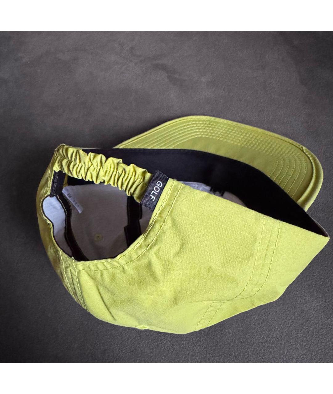 Golf Le Fleur Желтая синтетическая кепка, фото 3