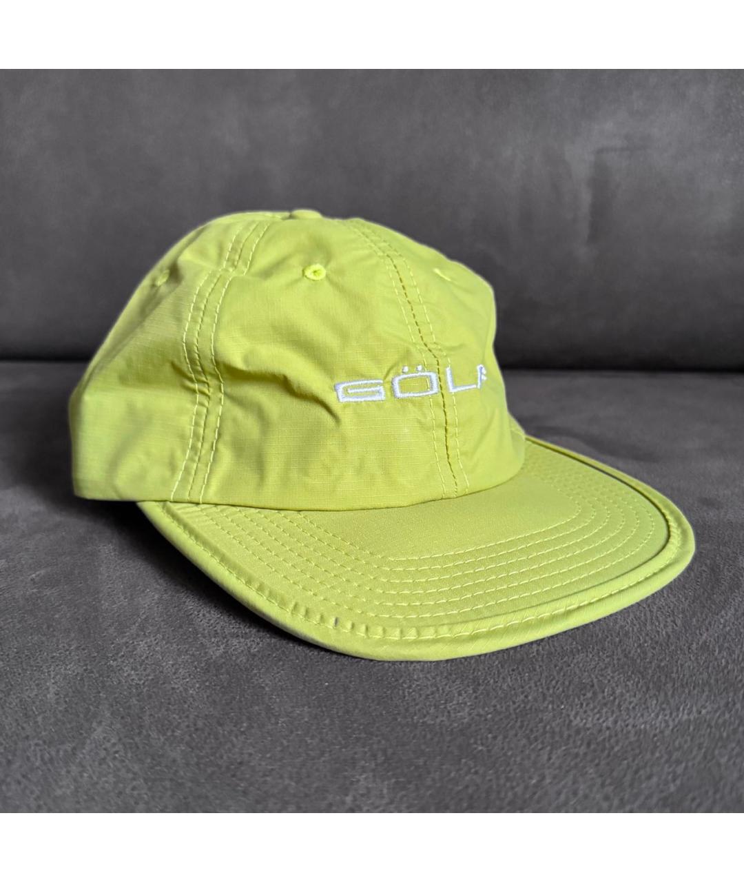Golf Le Fleur Желтая синтетическая кепка, фото 2