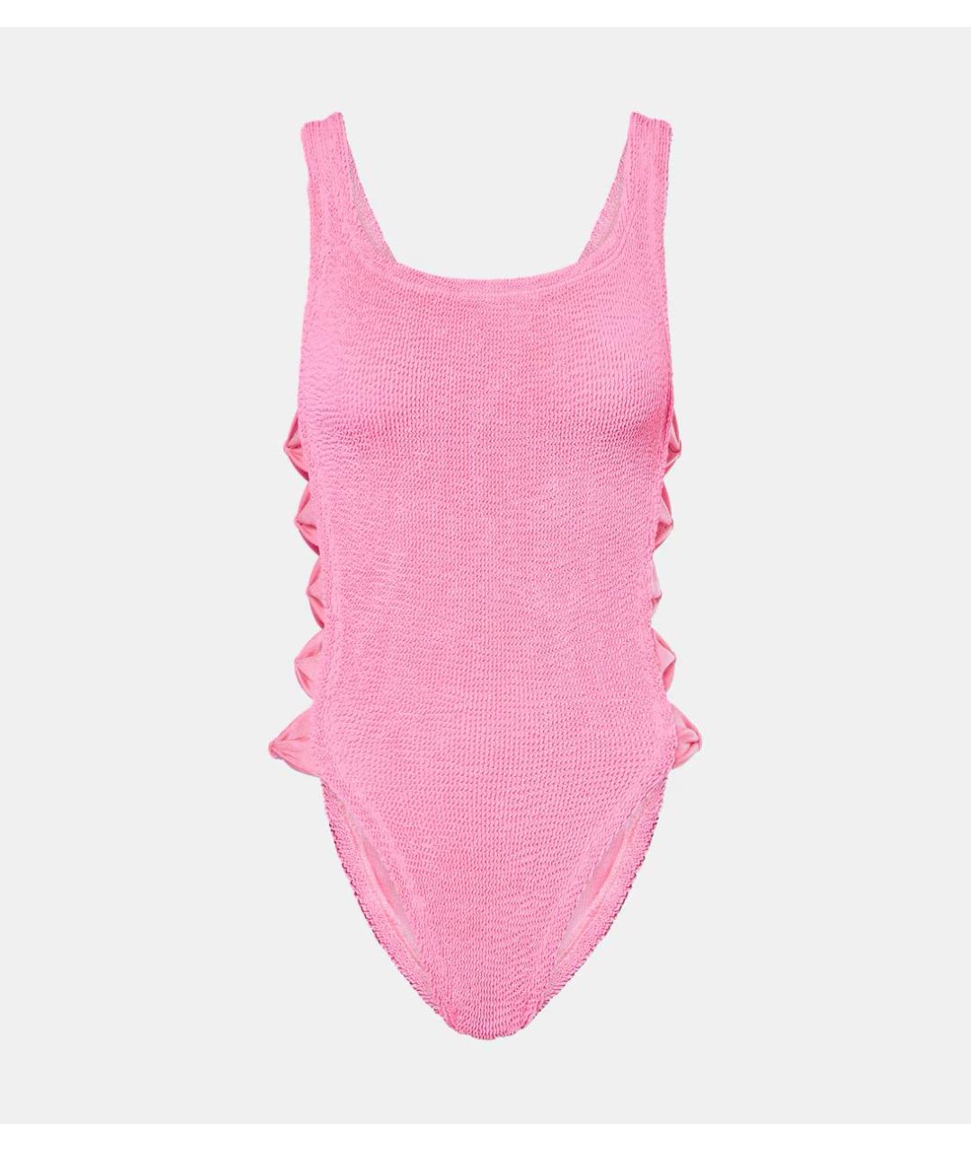 HUNZA G Розовый купальник, фото 5