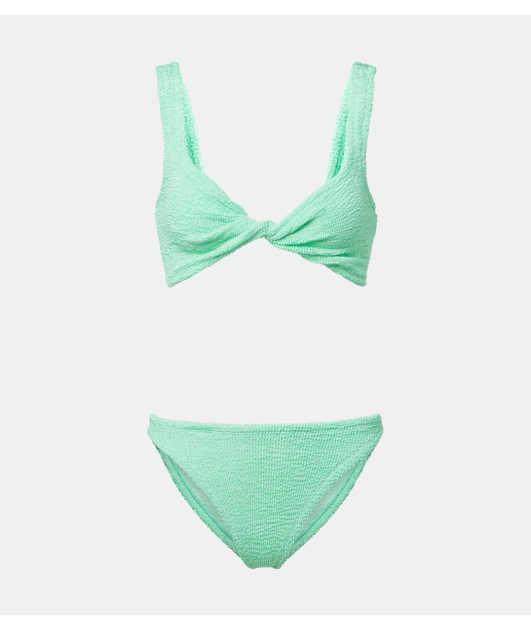 HUNZA G Салатовый купальник, фото 5