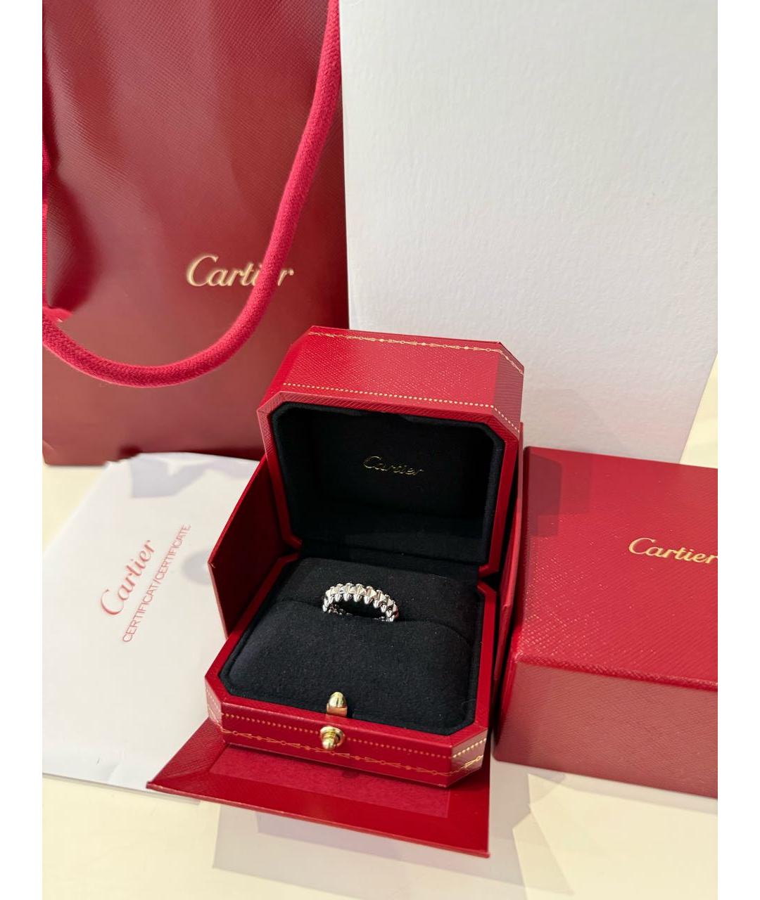 CARTIER Серебряное кольцо из белого золота, фото 2