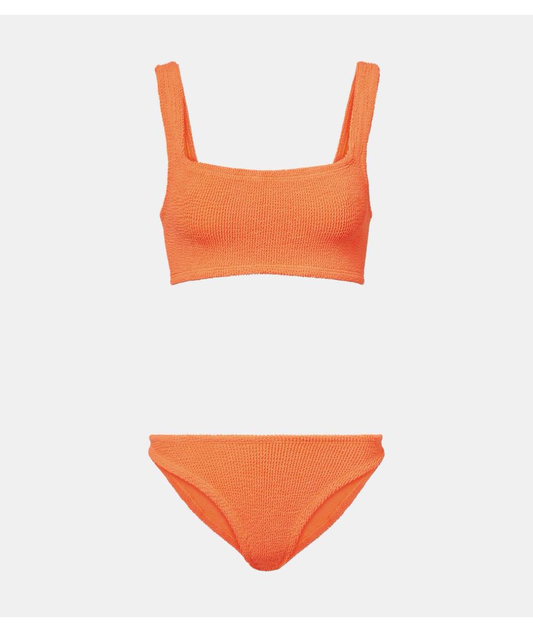 HUNZA G Оранжевый купальник, фото 6