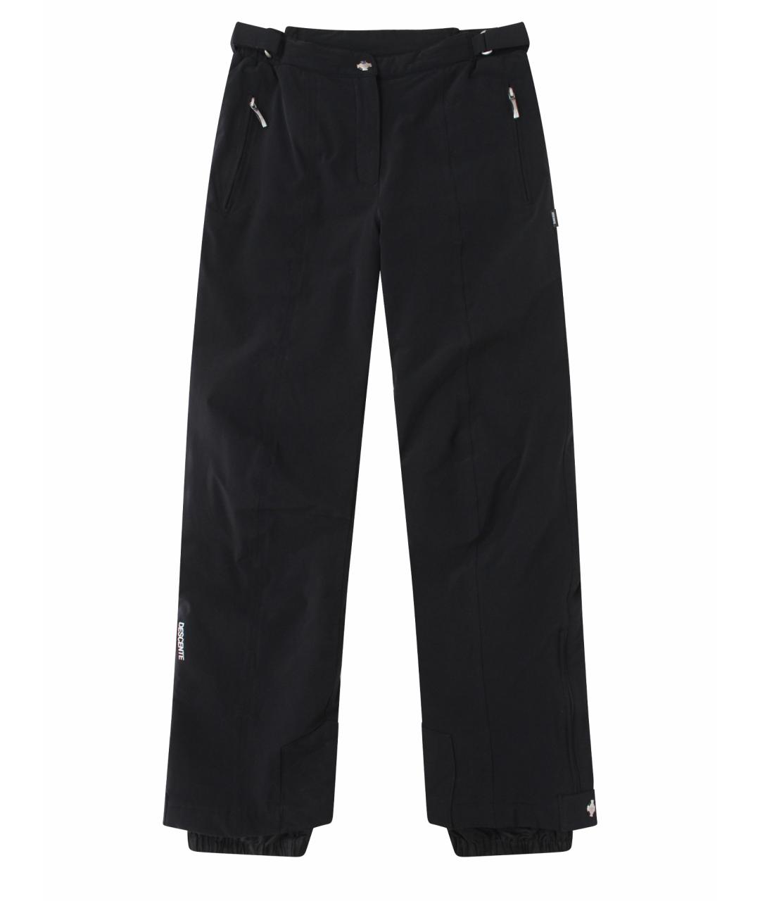 DESCENTE Черные полиэстеровые спортивные брюки и шорты, фото 1