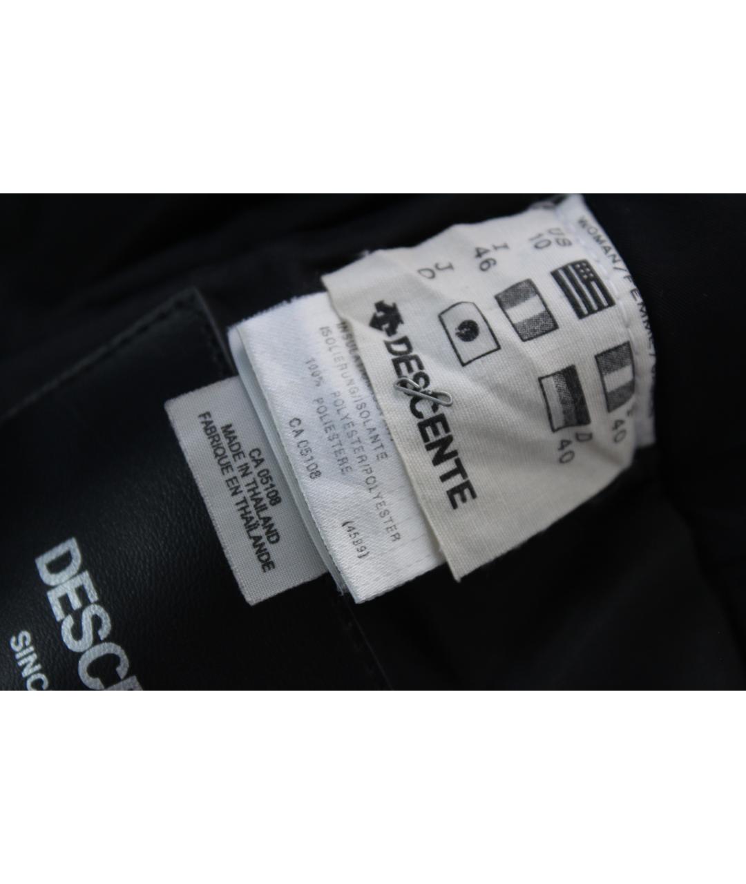 DESCENTE Черные полиэстеровые спортивные брюки и шорты, фото 8