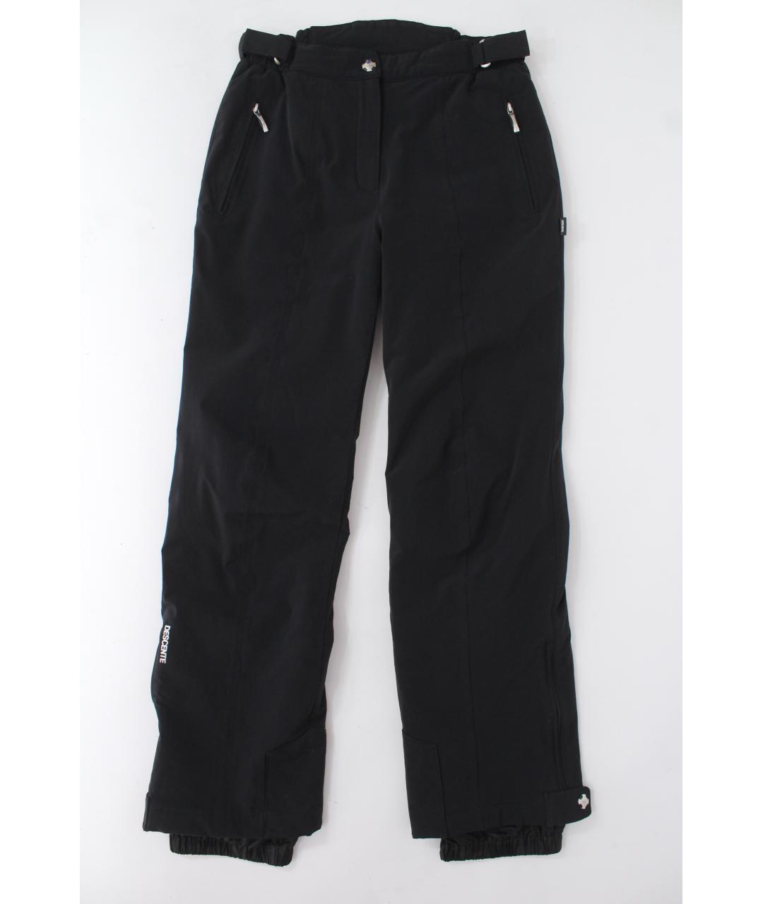 DESCENTE Черные полиэстеровые спортивные брюки и шорты, фото 10