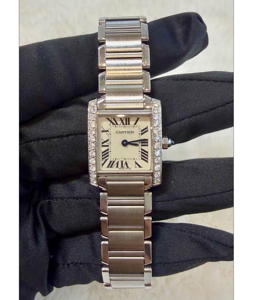 CARTIER Серебряные металлические часы, фото 2