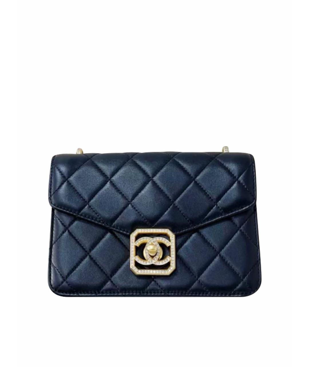 CHANEL Черная кожаная сумка через плечо, фото 1