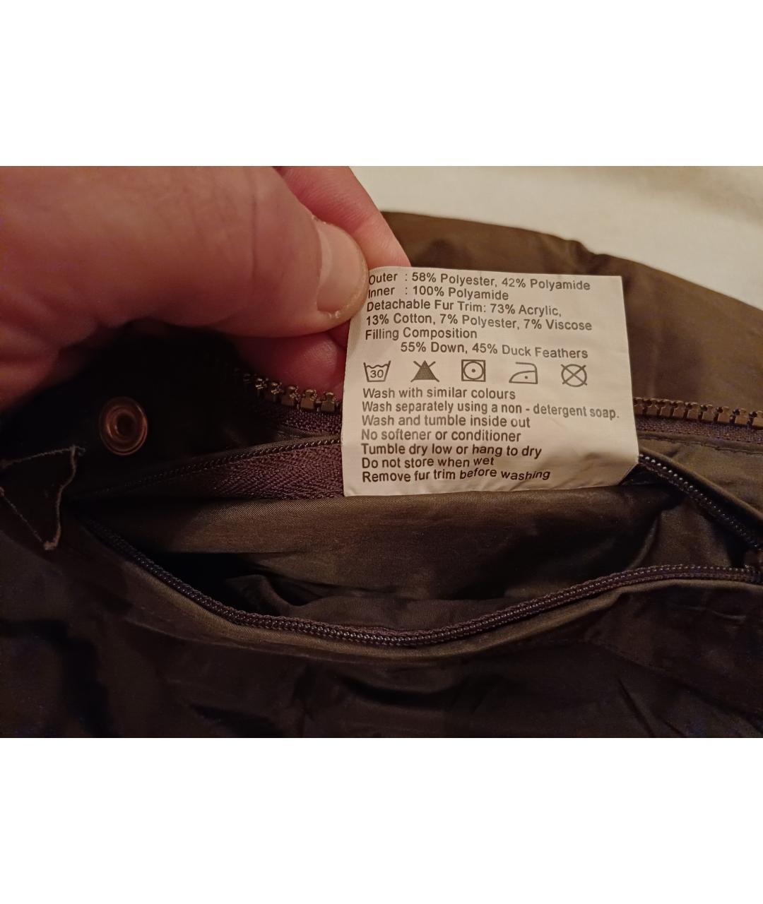 BARBOUR Полиэстеровый пуховик, фото 4