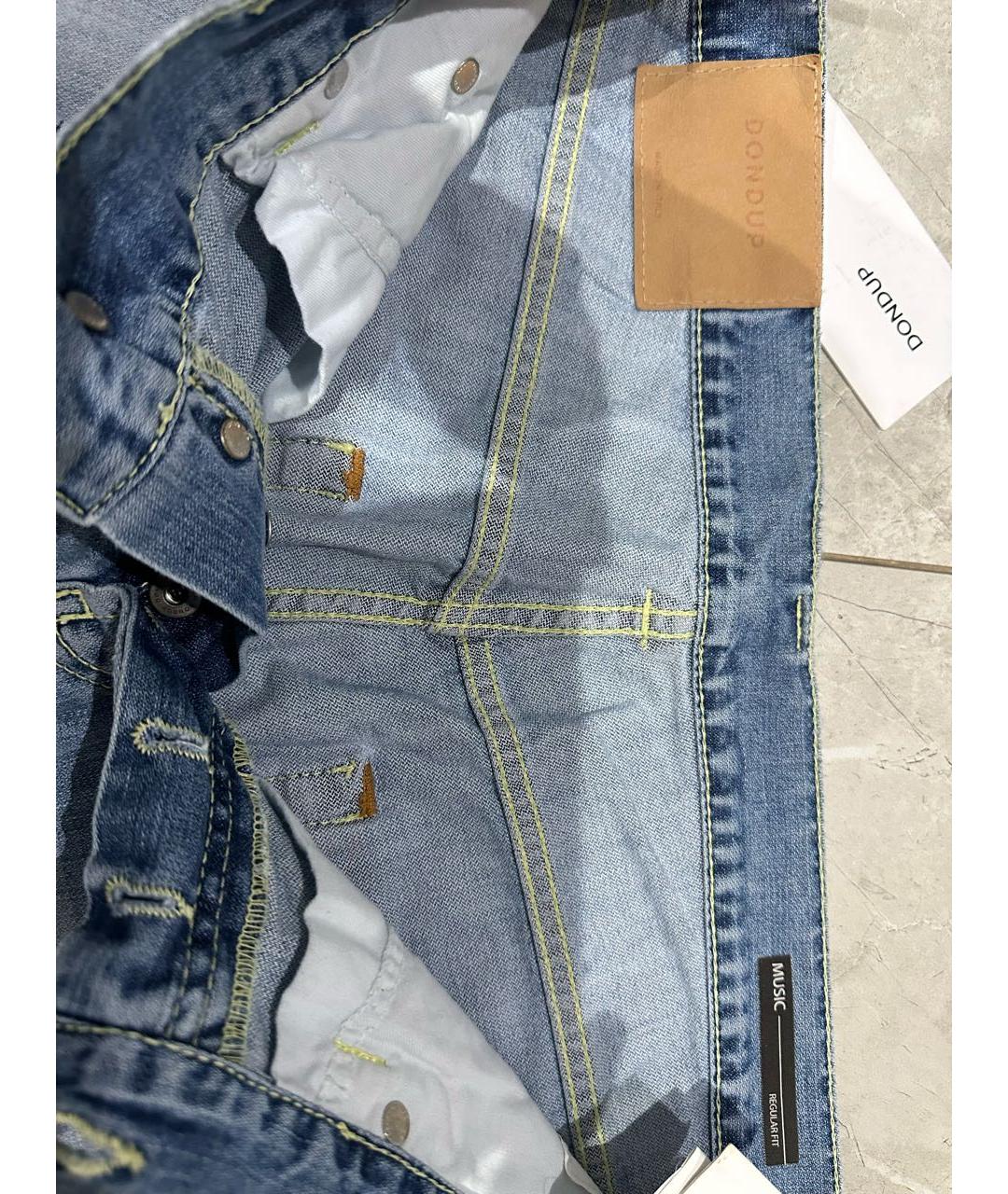 DONDUP Голубые хлопковые джинсы скинни, фото 4