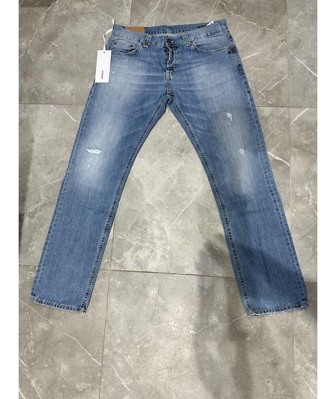 DONDUP Голубые хлопковые джинсы скинни, фото 8