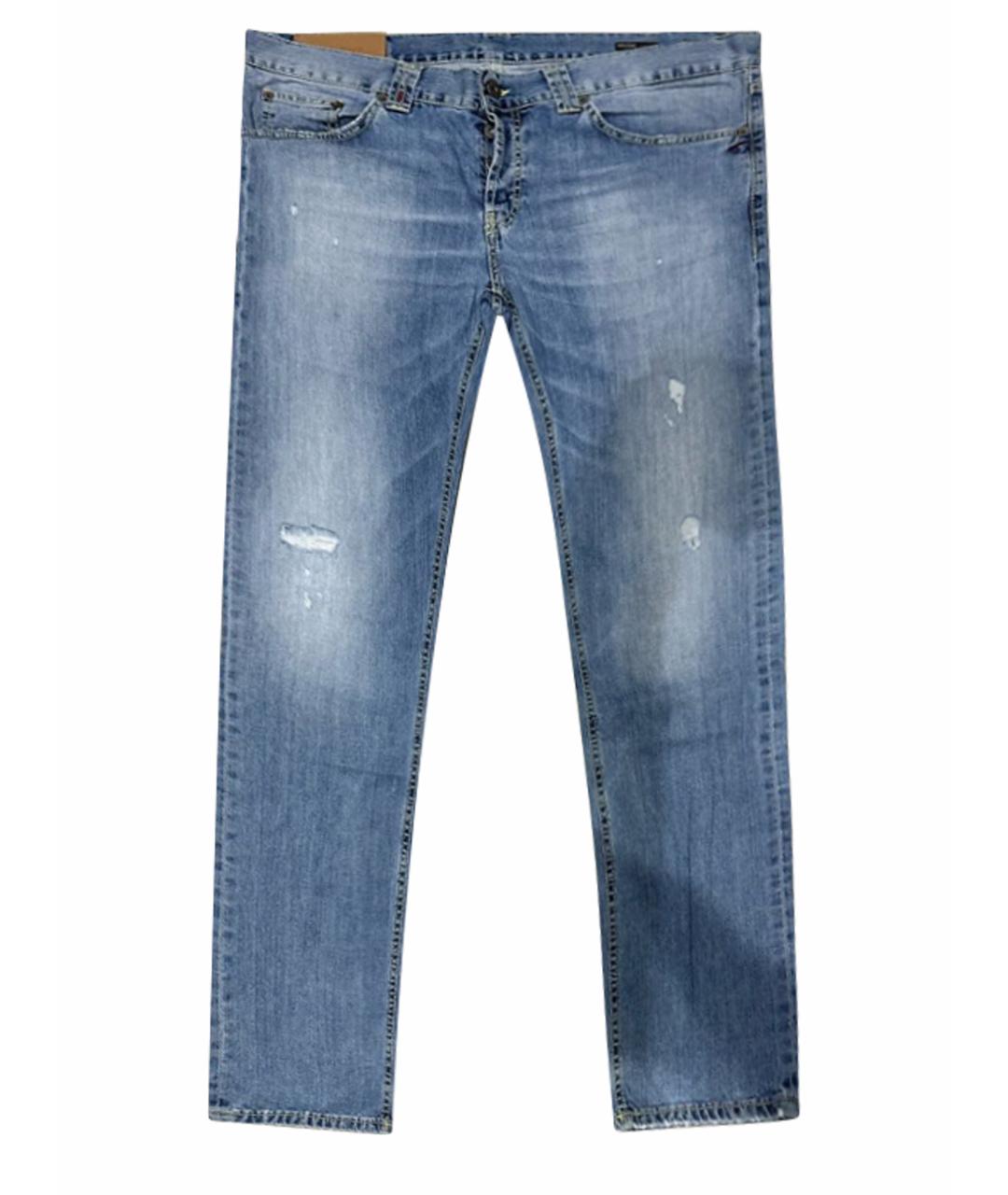 DONDUP Голубые хлопковые джинсы скинни, фото 1