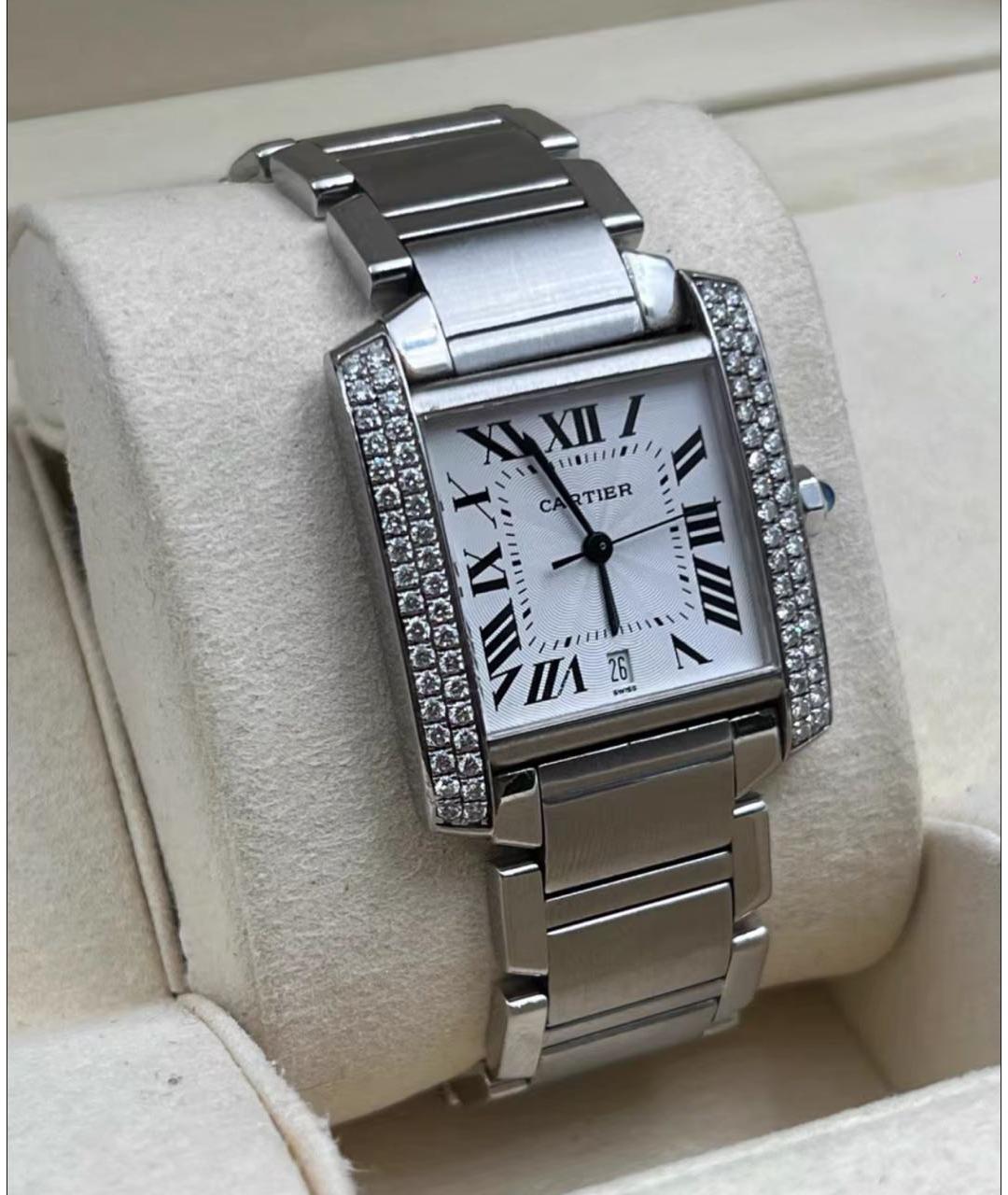 CARTIER Серебряные металлические часы, фото 3