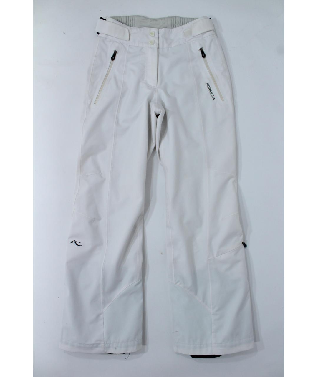 KJUS Белые полиэстеровые спортивные брюки и шорты, фото 2