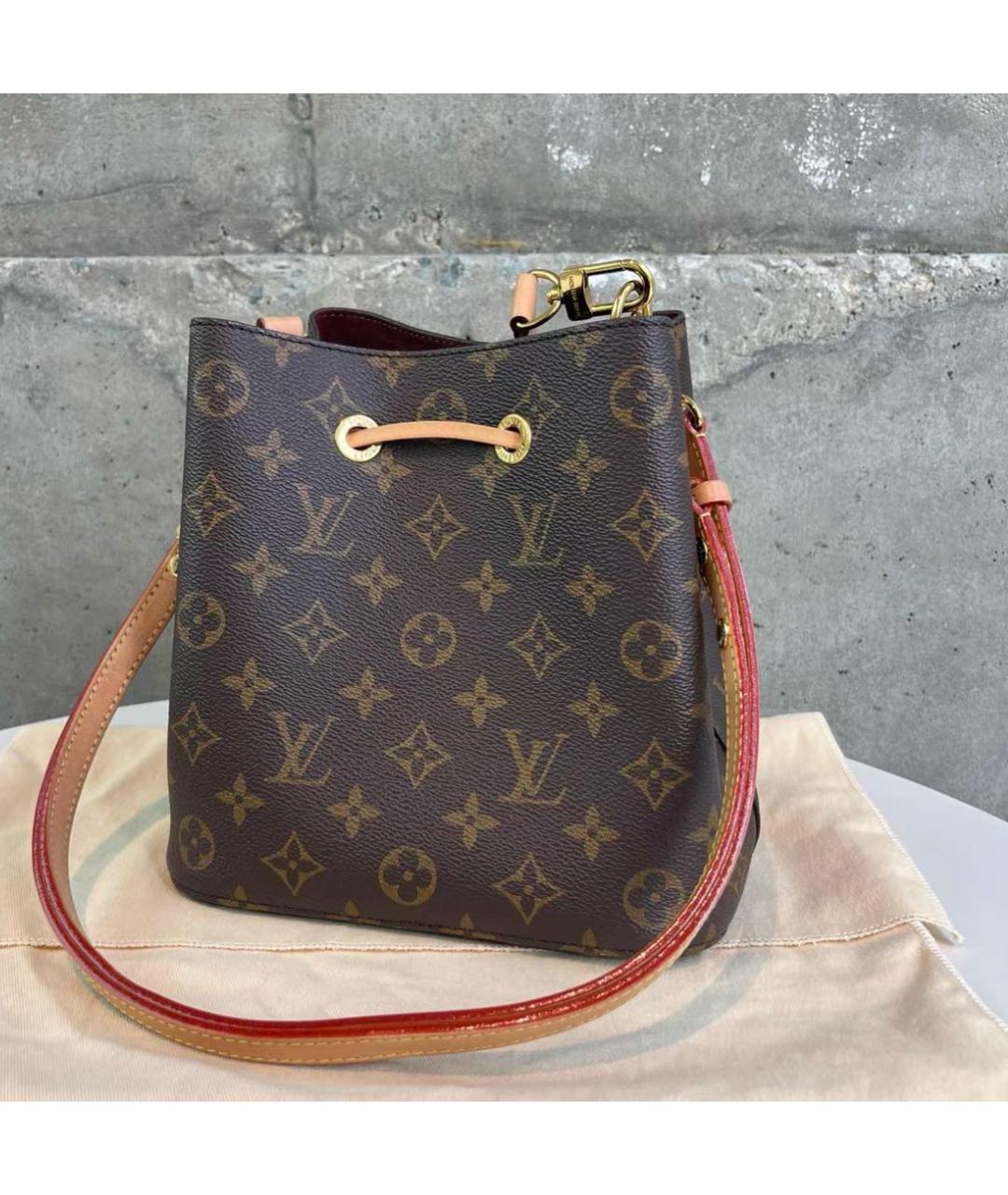LOUIS VUITTON Коричневая сумка через плечо, фото 4
