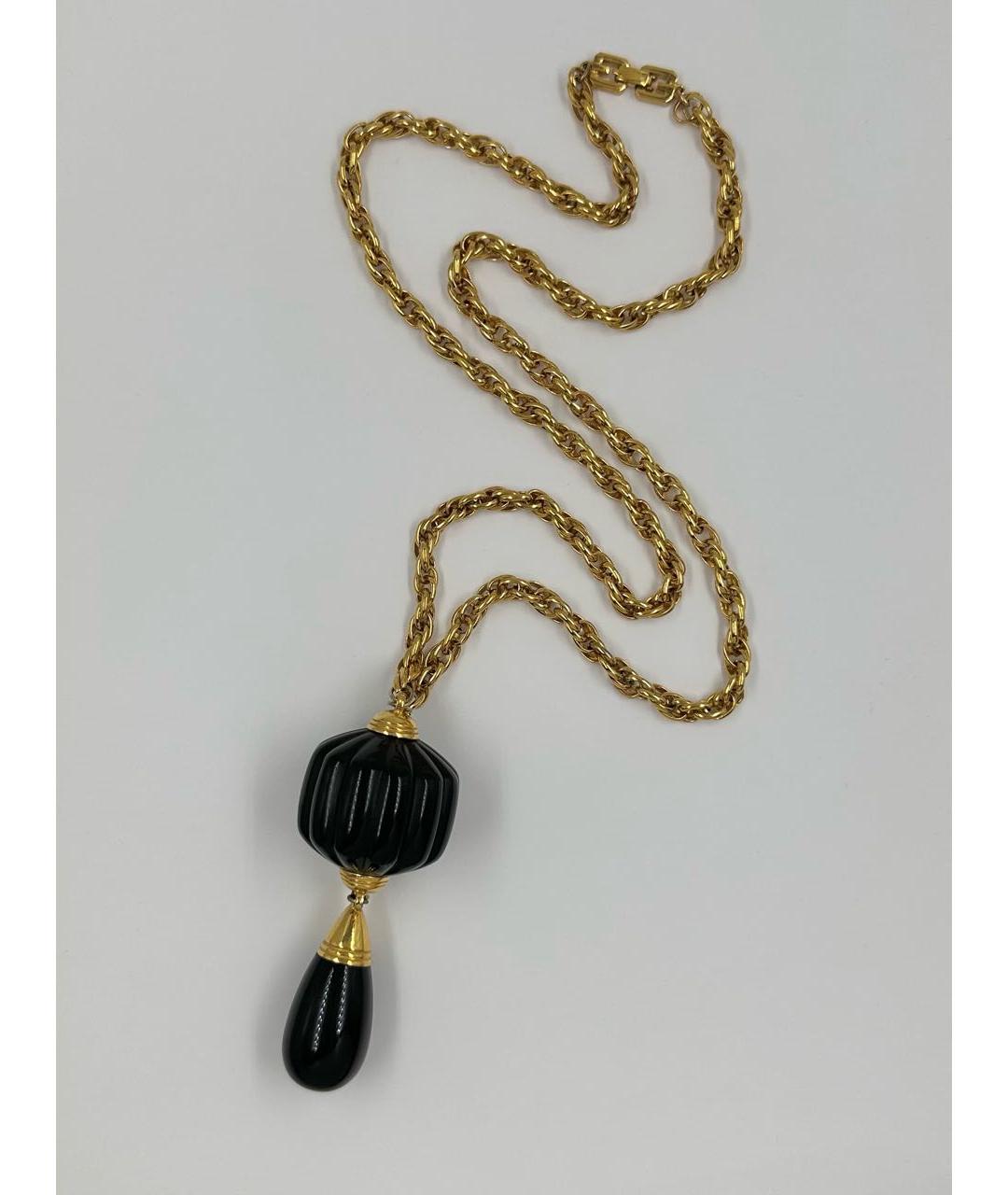 GIVENCHY Черная пластиковая подвеска, фото 8