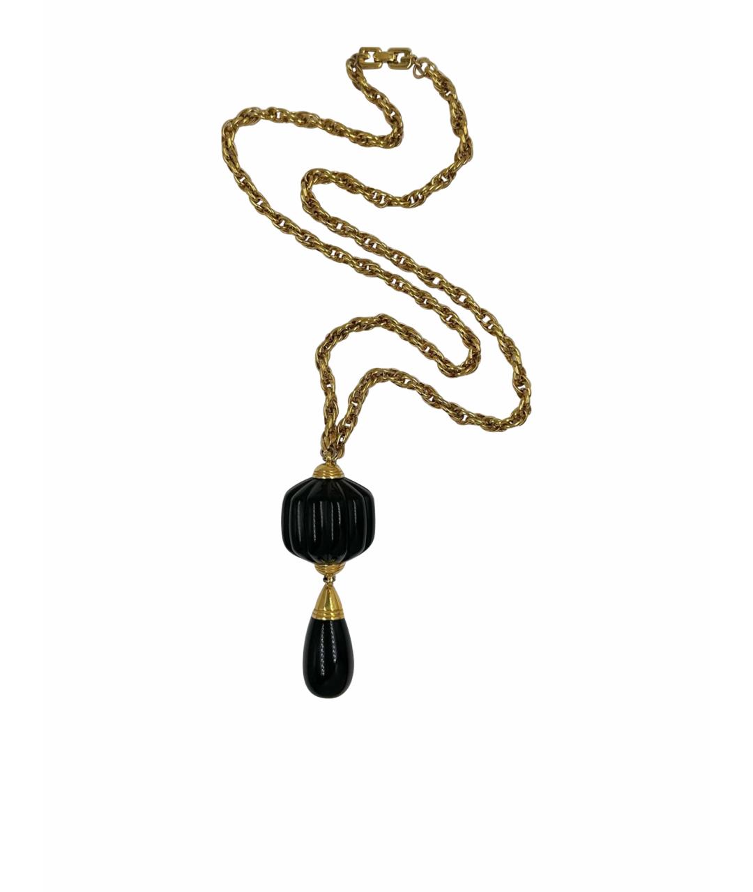 GIVENCHY Черная пластиковая подвеска, фото 1
