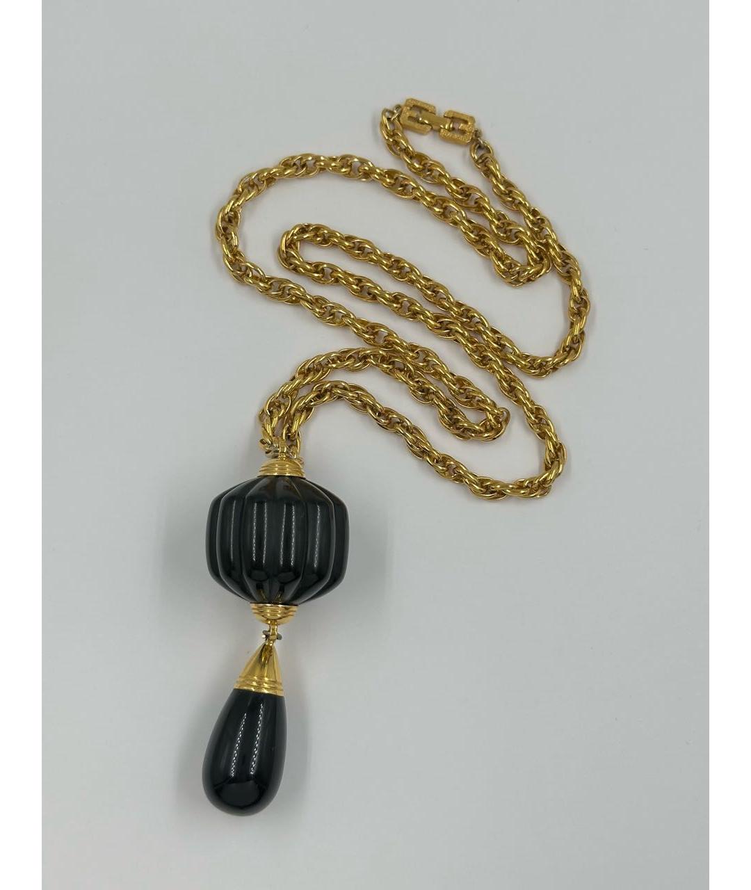 GIVENCHY Черная пластиковая подвеска, фото 5