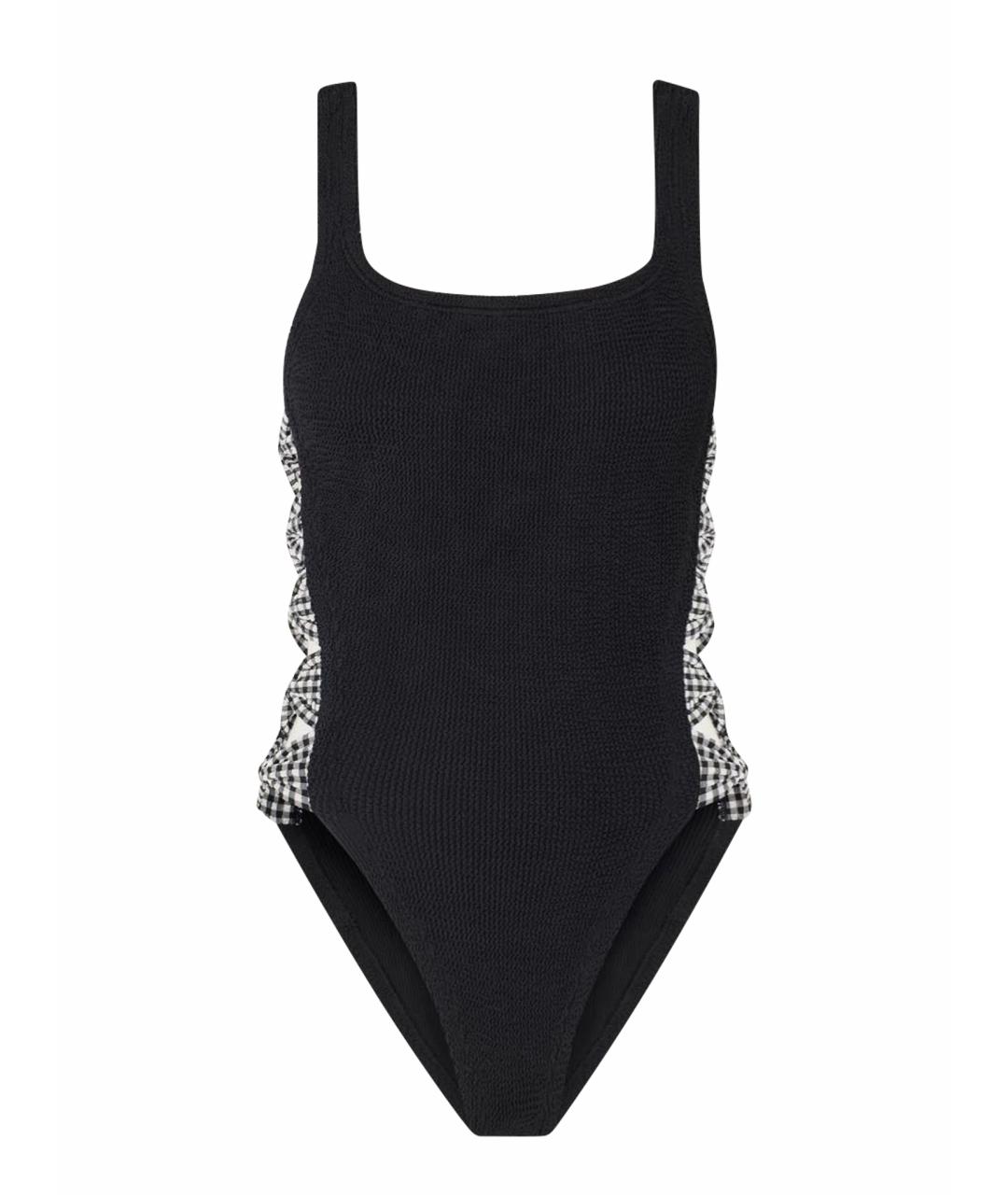 HUNZA G Черный купальник, фото 5