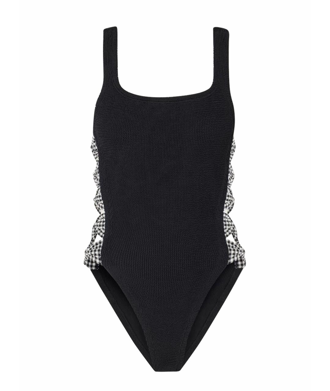 HUNZA G Черный купальник, фото 1