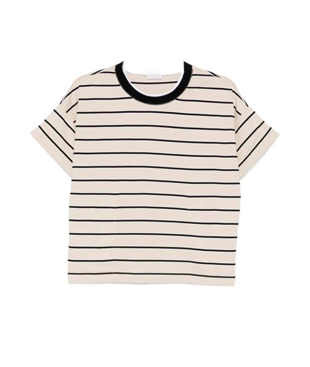 BRUNELLO CUCINELLI Мульти хлопковая футболка, фото 1