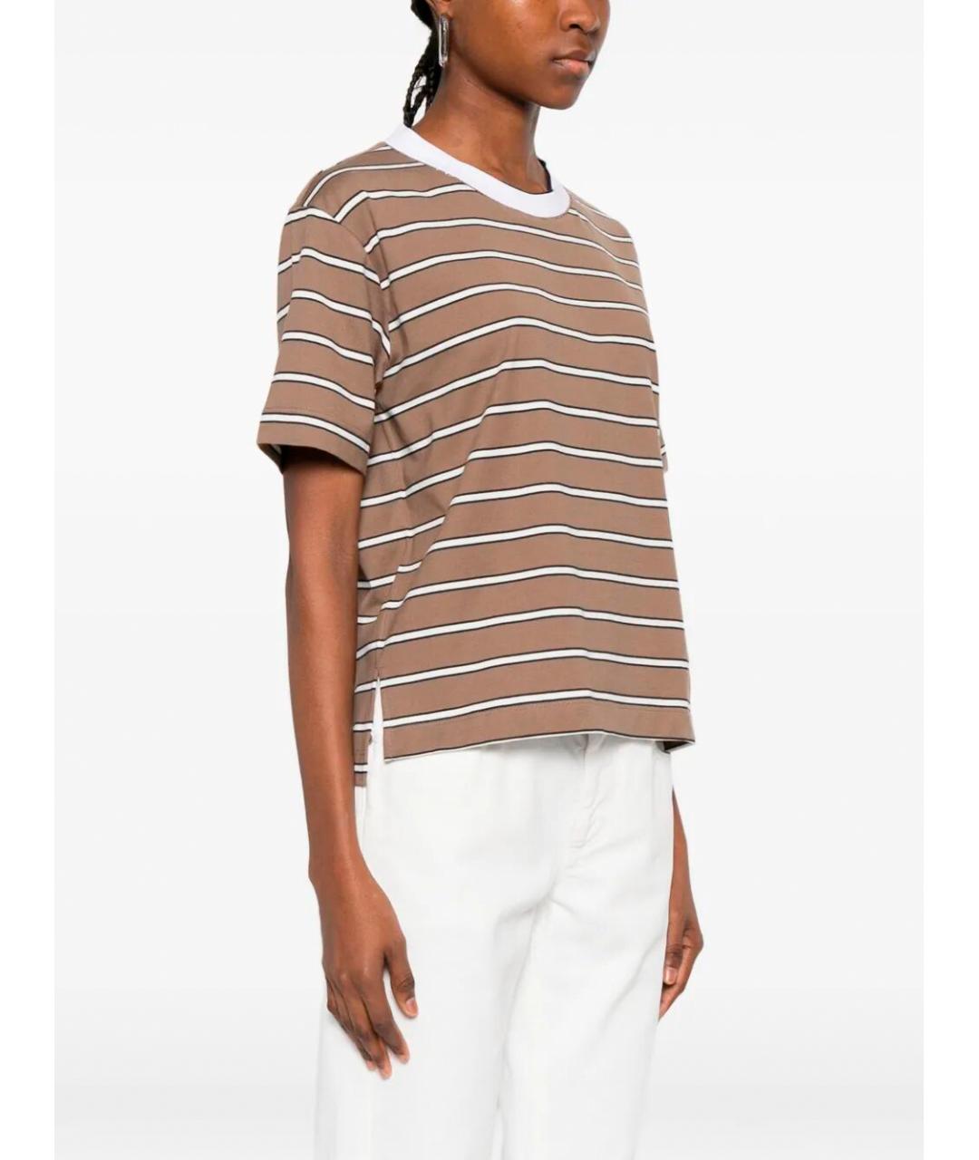 BRUNELLO CUCINELLI Мульти хлопковая футболка, фото 5