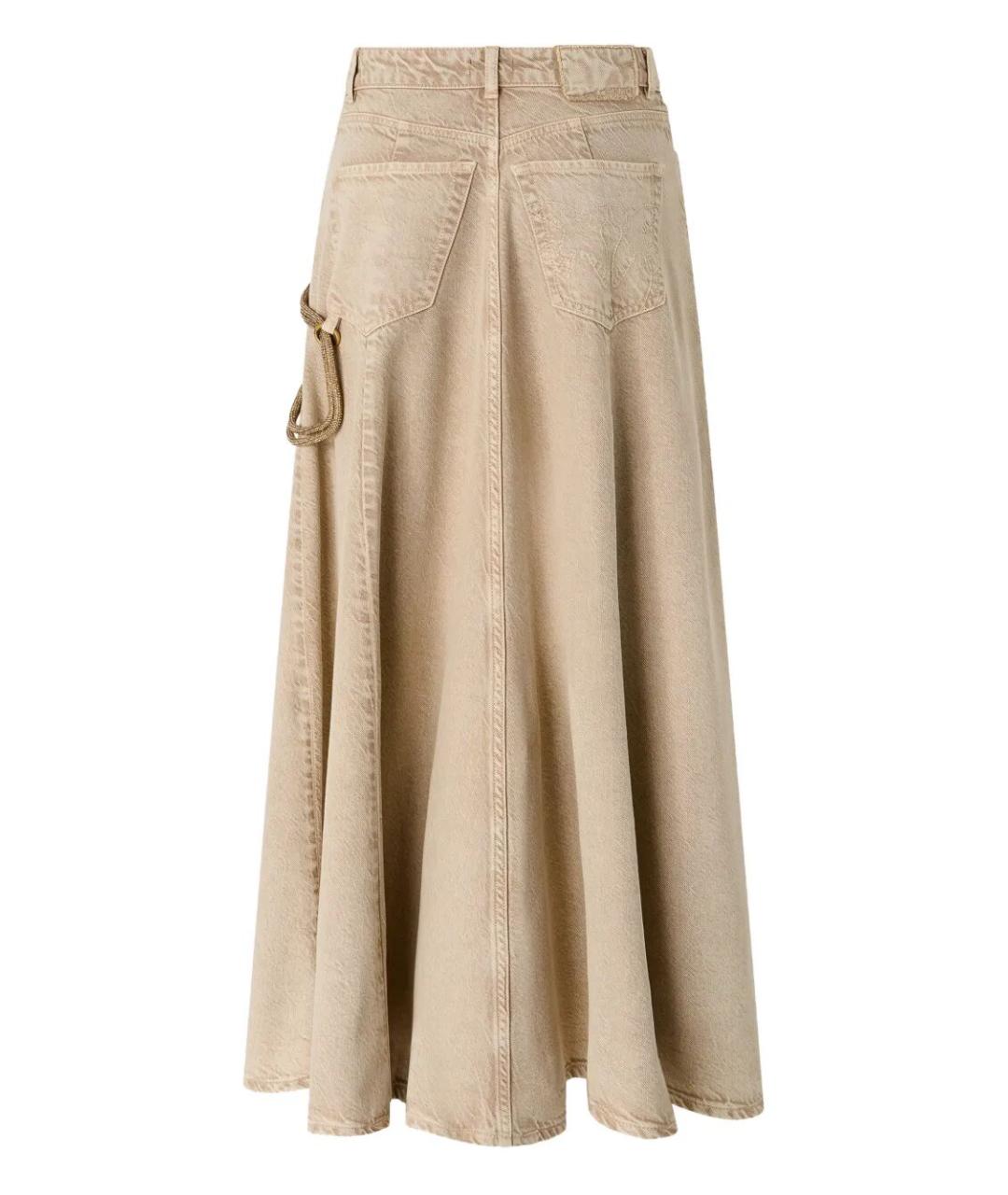 PINKO Бежевая юбка макси, фото 2