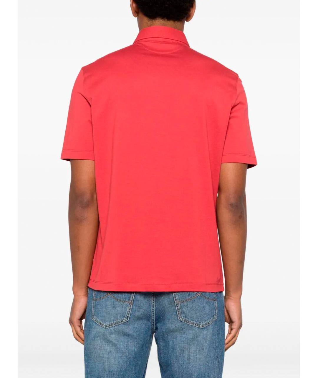 BRUNELLO CUCINELLI Хлопковое поло с коротким рукавом, фото 5