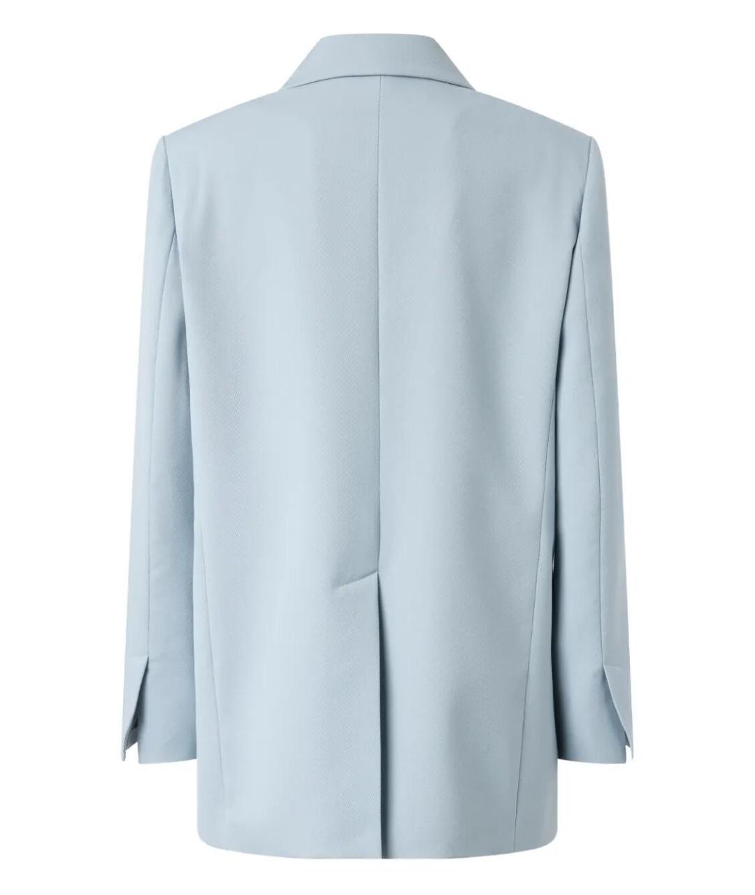 PINKO Голубой полиэстеровый жакет/пиджак, фото 2