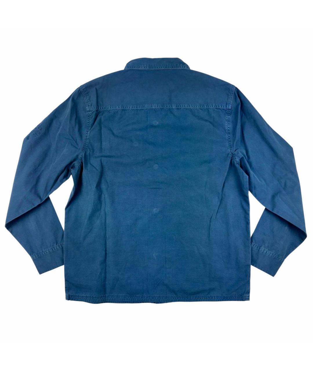 BARBOUR Синяя хлопковая кэжуал рубашка, фото 2