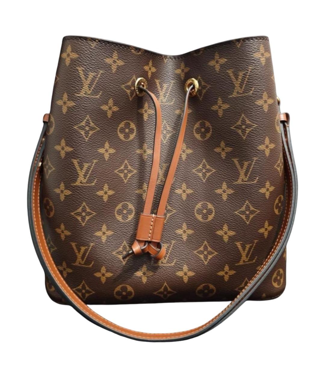 LOUIS VUITTON Коричневая сумка через плечо, фото 1
