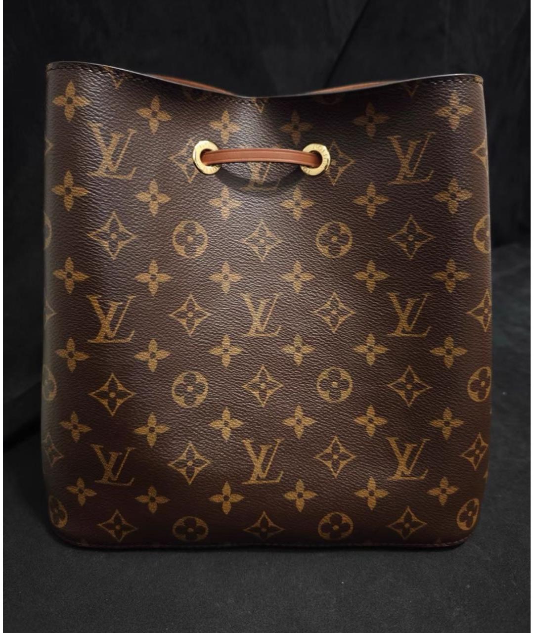 LOUIS VUITTON Коричневая сумка через плечо, фото 3