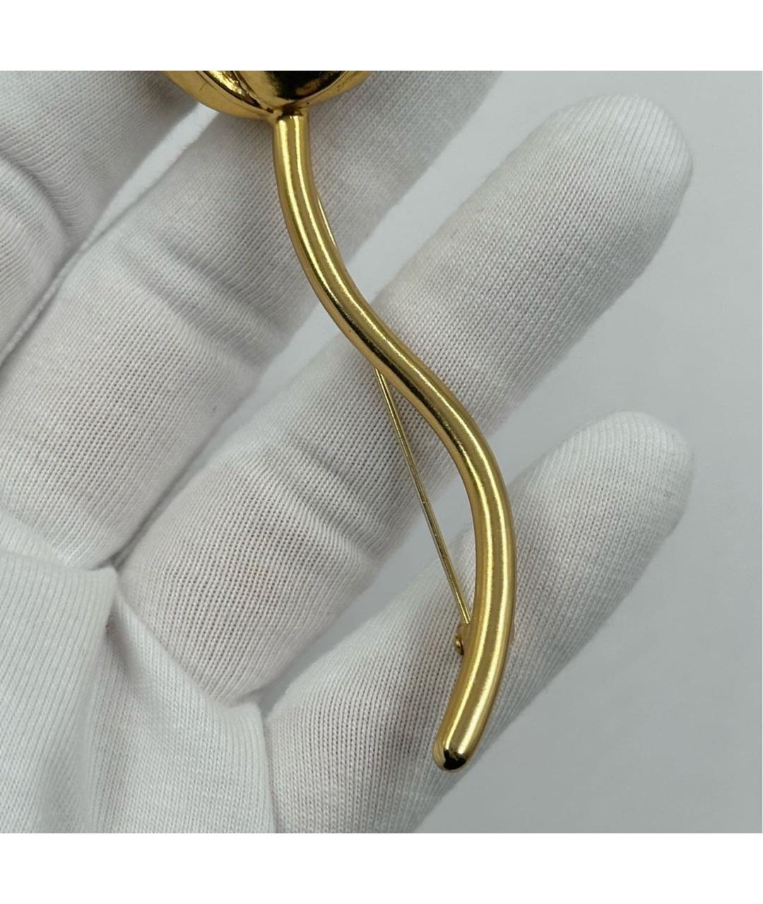 KENZO Золотая позолоченная булавка / брошь, фото 5