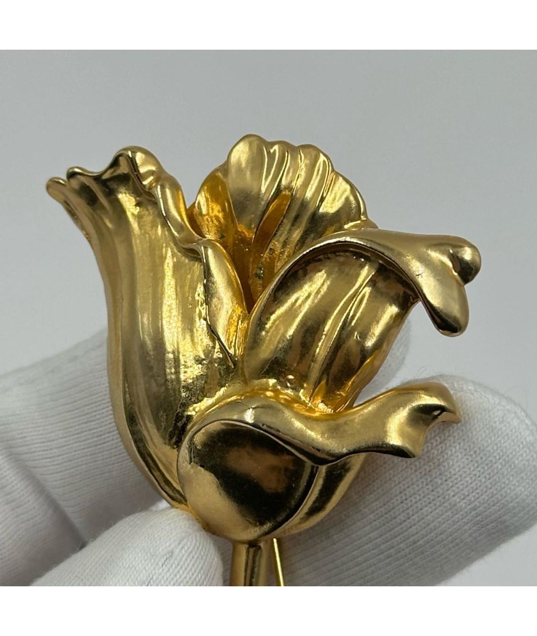 KENZO Золотая позолоченная булавка / брошь, фото 4