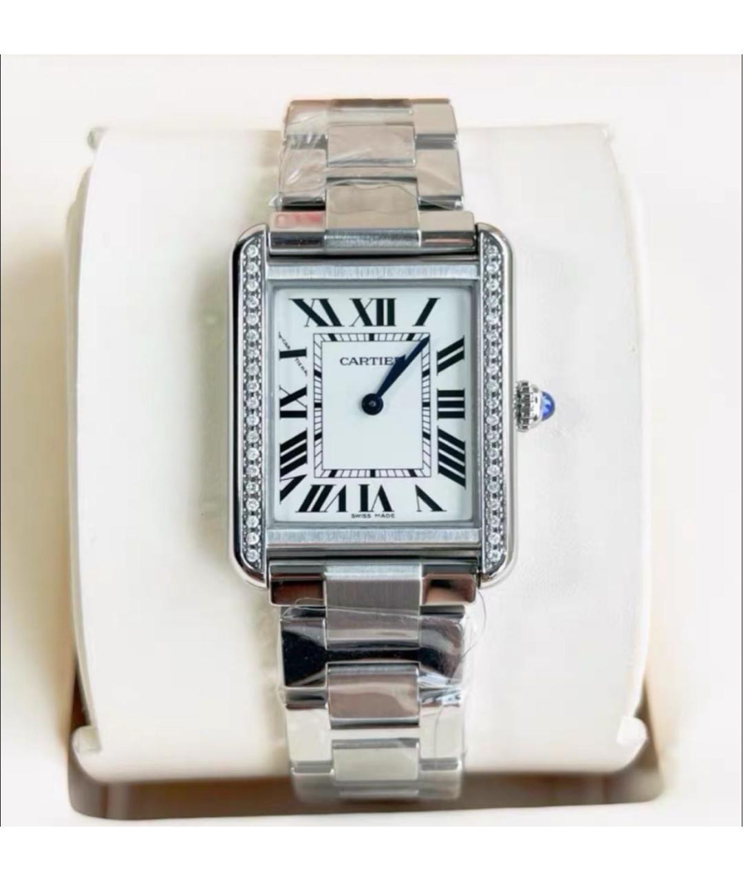 CARTIER Серебряные металлические часы, фото 3