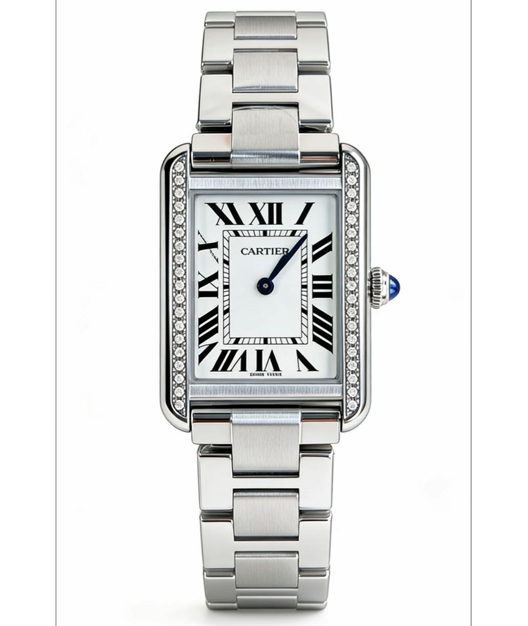 CARTIER Серебряные металлические часы, фото 5