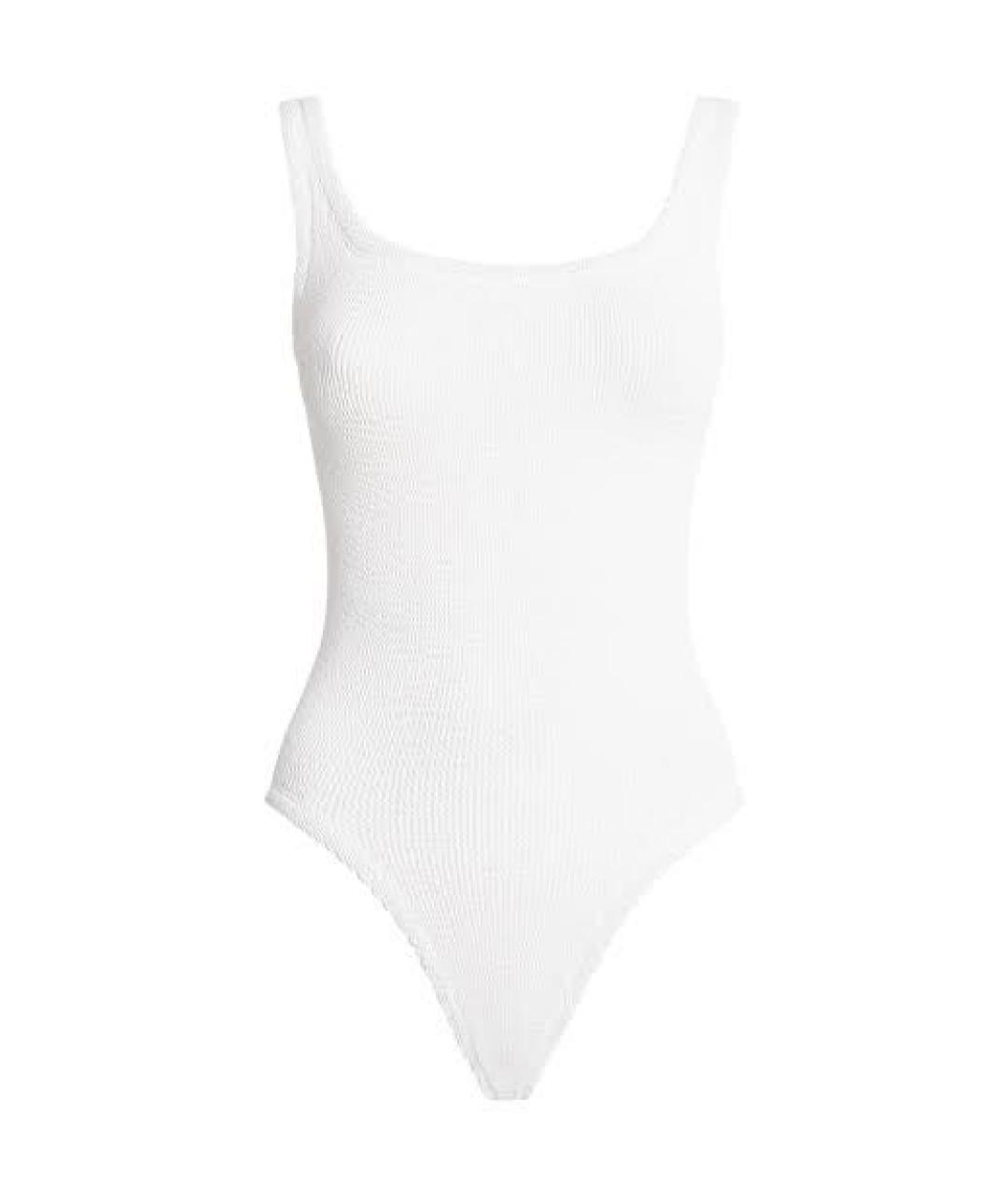 HUNZA G Белый купальник, фото 5
