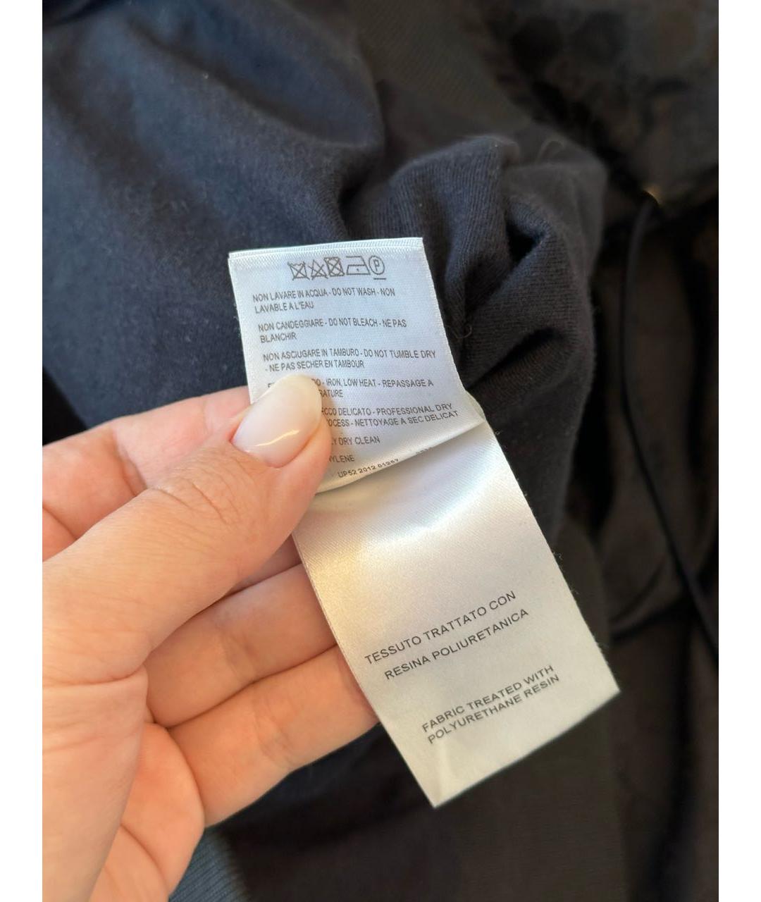 GUCCI Темно-синяя полиамидовая куртка, фото 6