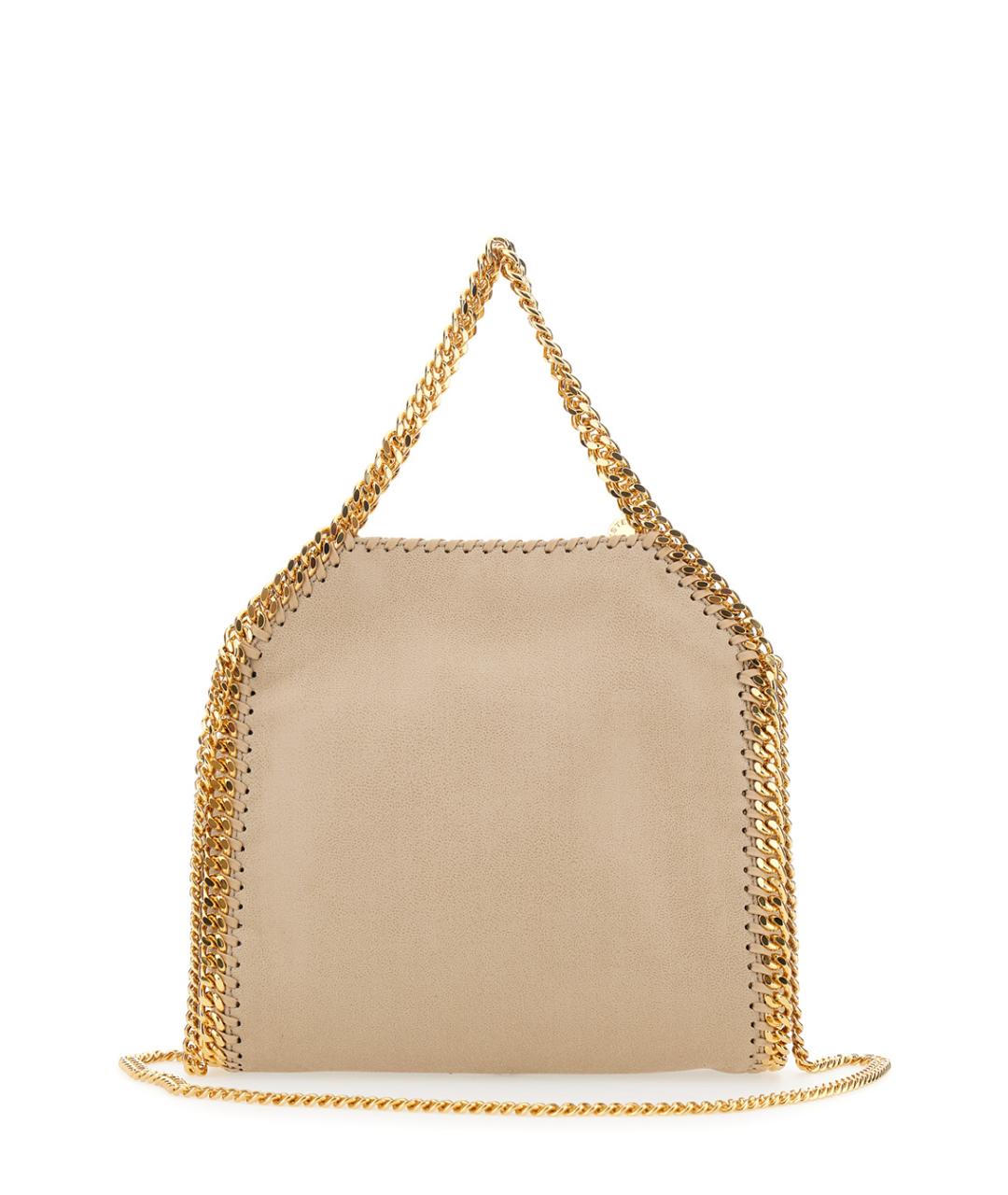 STELLA MCCARTNEY Бежевая сумка через плечо из искусственной кожи, фото 2
