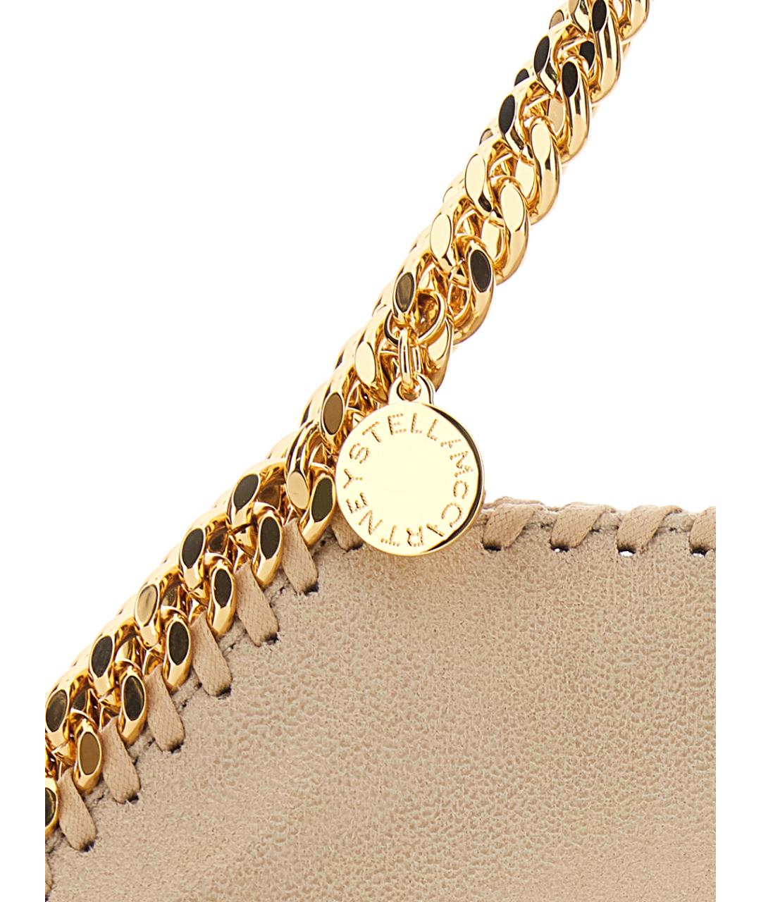 STELLA MCCARTNEY Бежевая сумка через плечо из искусственной кожи, фото 3