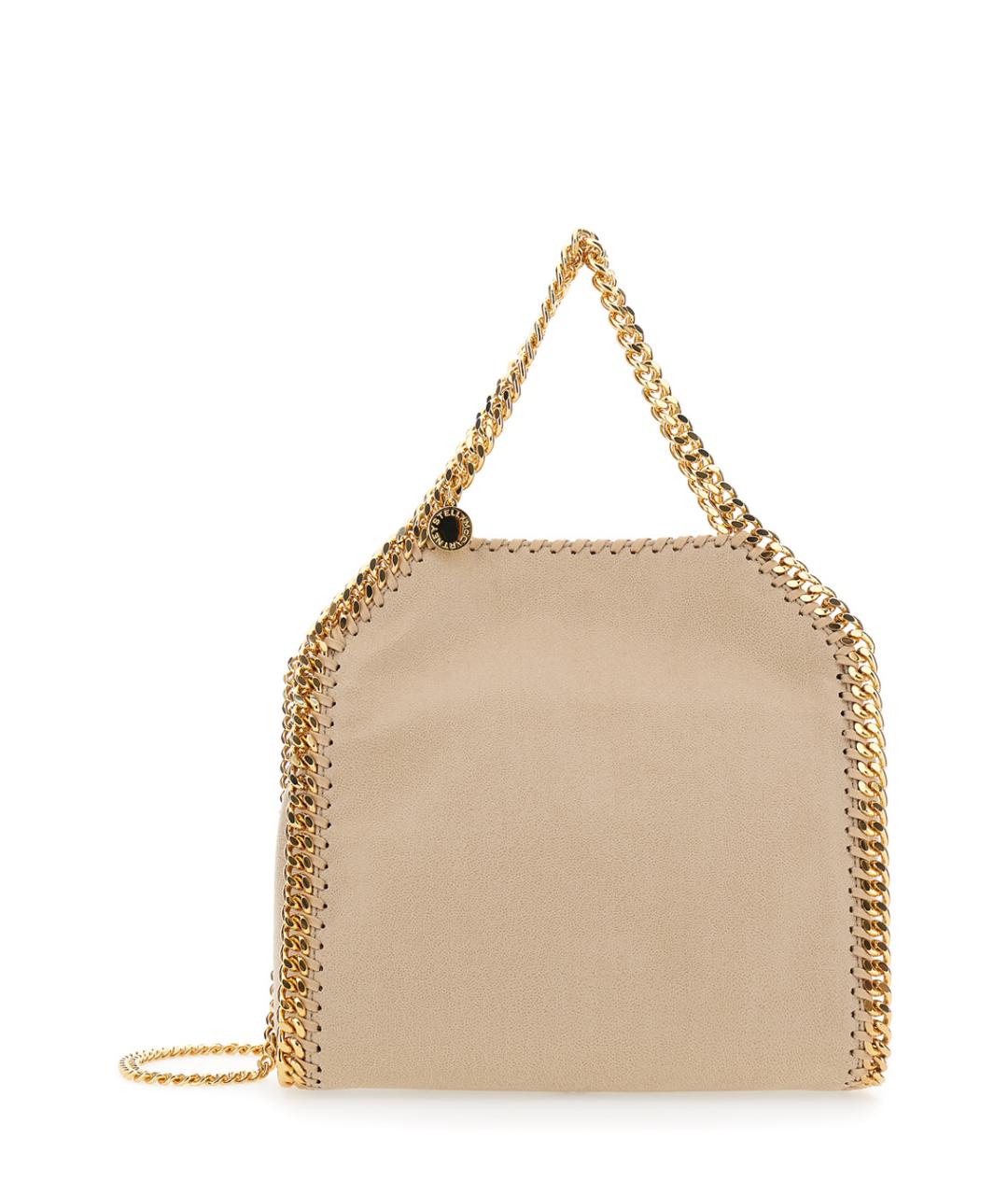 STELLA MCCARTNEY Бежевая сумка через плечо из искусственной кожи, фото 1
