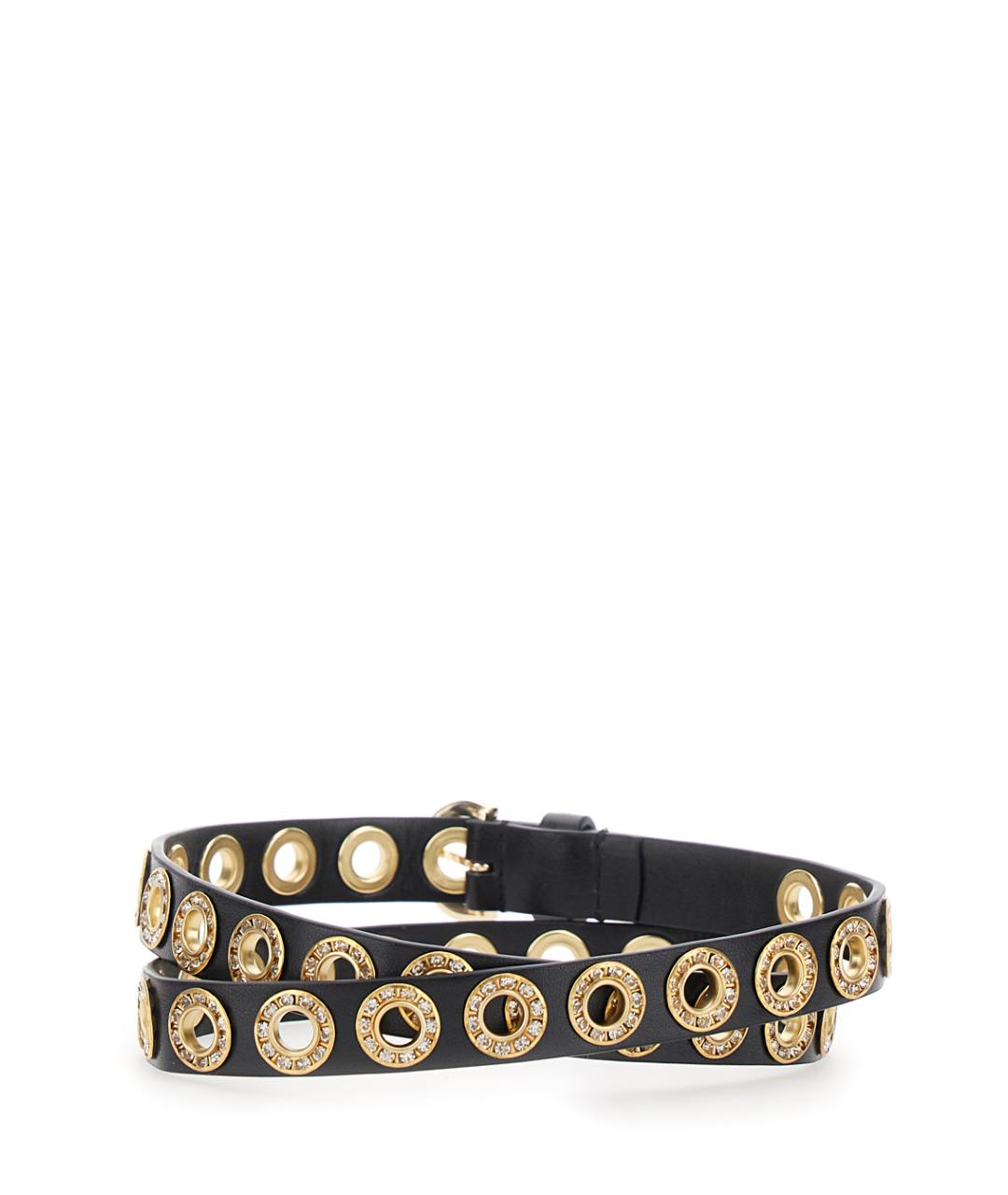 PINKO Черный ремень из искусственной кожи, фото 2