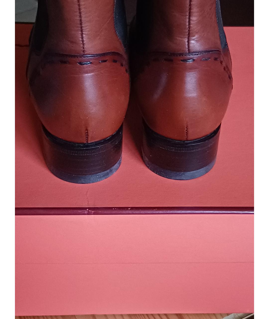 SANTONI Кожаные ботинки, фото 4